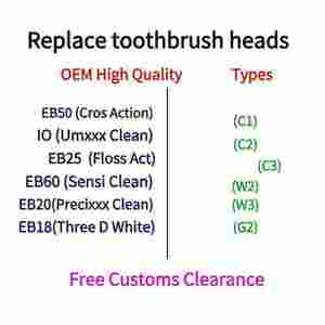 Paquete de 8 Recambios de Cepillos de Dientes con Cerdas Anguladas Compatibles con las Series <span class=keywords><strong>Pro</strong></span> y <span class=keywords><strong>Vitality</strong></span>, Cabezales de Repuesto Redondos Profesionales para Uso Diario - Product Image 6