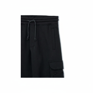 Pantalon cargo pour homme de marque 100% coton velours côtelé fin tricoté noir anti-boulochage anti-rides haut droit léger XL travail - Product Image 1