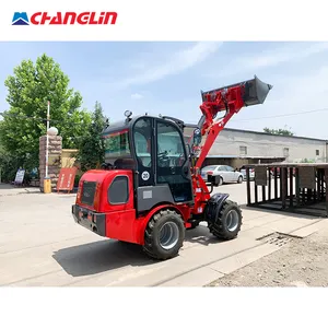 CE 1ton Factory Price Small Mini Diesel 4 Wheel Drive Articulated Articulating Mini Wheel Loader