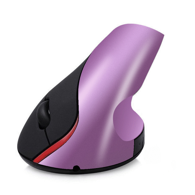 Personalized Fashion Ergonomic RGB Wireless Vertical Mouse Rechargeable 7-button 2.4G Optical Finger Mouse 3200dpi