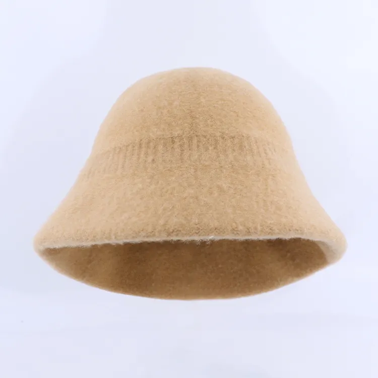 Düz fishmen şapka toplu toptan işlemeli tasarımcı lüks güz kova kapağı kürk kova şapka