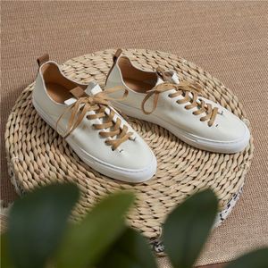 Nouvelles baskets d'été 2025 en cuir véritable souple, respirantes, légères, antidérapantes, de qualité supérieure, pour hommes, idéales pour le bureau et la carrière, à bout carré ou pointu - Product Image 1