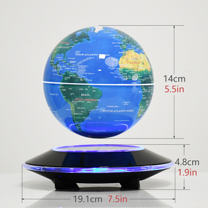 Venta caliente 140mm globo de tierra de levitación magnética Globo flotante globo de levitación luz de noche regalos de decoración de oficina en casa - Product Image 2