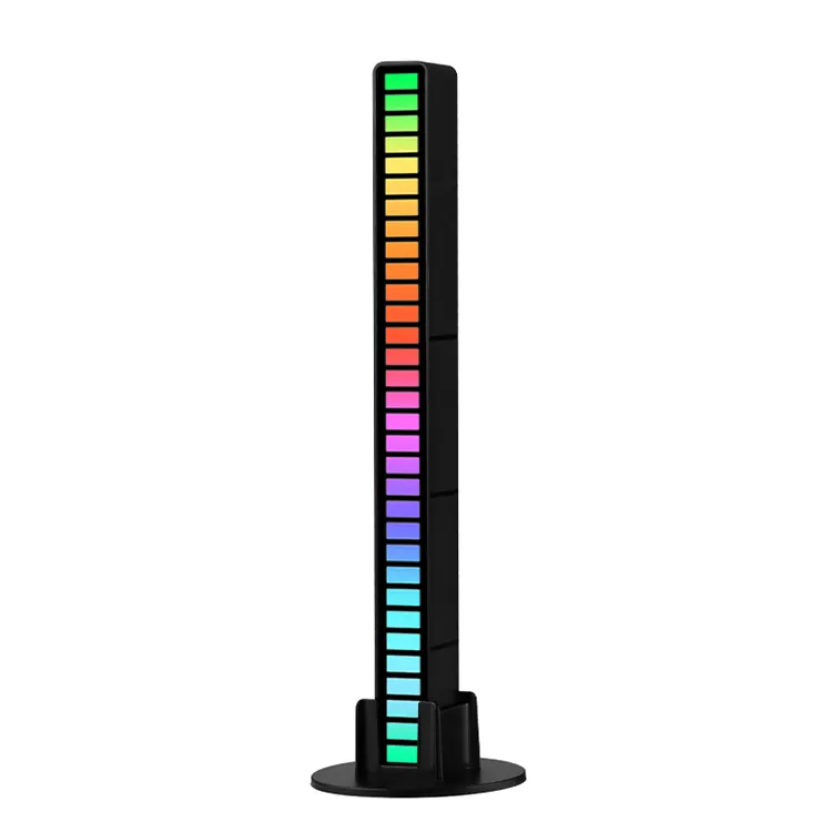 Hochwertige wiederauf ladbare RGB-Sprach steuerung LED Music Level Light Pickup Lampe Rhythmus leuchten
