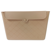 Silicone Voyage Cosmétique Beauté Outil Maquillage Pinceaux Titulaire Trousse De Toilette Sac À Main Pochette De Rangement Organisateur avec Fermeture Magnétique