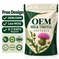Complément de Chardon-Marie en Gélules OEM ODM Marque Privée Faible MOQ Emballage Personnalisé en Sachet Vente en Gros Fournisseur d'Herbes en Vrac