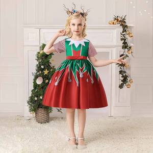 Vestidos Navideños para Niñas de Diferentes Tipos, Vestido Infantil Estampado con Dibujos Animados para Fiesta - Product Image 2