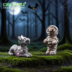 Nouvelle poupée corbeau momie d'Halloween de Weijs, accessoires décoratifs suspendus mignons à faire soi-même, petits ornements de paysage - Product Image 4