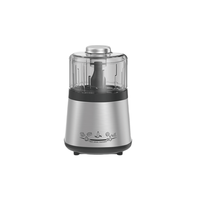 Hoge snelheid premium foodprocessor roestvrij staal draagbaar 2-in-1 blender-hakselaar voor huishoudelijke keuken fruit en smoothies