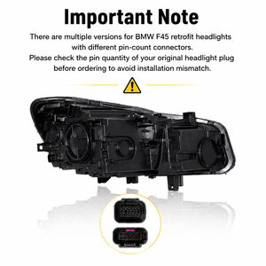 ไฟหน้าแบบ Plug-and-Play รุ่นปรับปรุง พร้อมไฟวิ่งกลางวัน สำหรับ BMW ซีรีส์ 2 F45 - Product Image 3