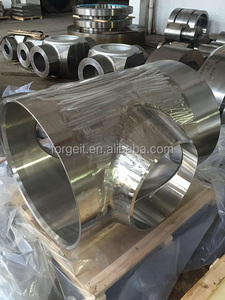 CNC gia công xi lanh rèn phụ kiện rèn van với hình dạng khác nhau TEE bên và chéo Trọng lượng tối đa 55 tấn - Product Image 4