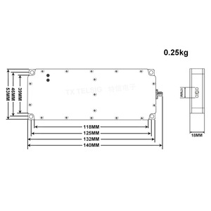 Agd 50W 433M/800M/900m/1000m/1200m/2400m RF khuếch đại công suất mô-đun gan ldmos cho chống bay không người lái an ninh - Product Image 5