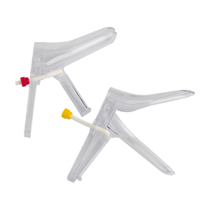 Espéculo Vaginal Desechable de Plástico Esterilizado, Tamaños S/M/L, con Tornillo Lateral, Mango Único, Uso Médico Hospitalario - Product Image 1