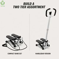 Steppeur hydraulique compact avec poignée et écran LCD pour la remise en forme à domicile, assortiment pour la vente au détail et en ligne