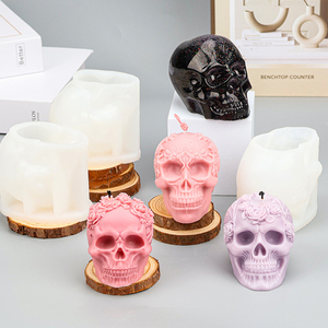 Festival de Halloween 3D pájaro <span class=keywords><strong>Cuervo</strong></span> cera molde de silicona para DIY artesanía hecha a mano resina yeso vela molde de silicona - Product Image 4