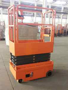 300 किलोग्राम क्षमता 3 मीटर 4 मीटर 5 मीटर छोटे कैंची लिफ्ट कार्य प्लेटफार्मों ने पूरी तरह से इलेक्ट्रिक कैंची लिफ्ट का निर्माण किया - Product Image 5