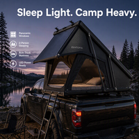 Tente de toit Zentopia en fibre de carbone ultra-légère à coque rigide pour 2 personnes, installation rapide, SUV 4x4, quatre saisons, imperméable