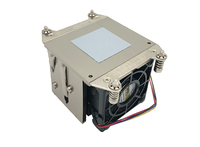 Dissipateur thermique pour processeur FEZCOOL LGA2011-R16 avec base en aluminium et 4 caloducs, 12V 4 broches PWM, radiateur de refroidissement pour processeur de serveur PC