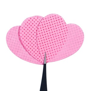 Toallitas de Algodón en Forma de Corazón para Limpiar Botellas de Pegamento para Pestañas - Product Image 4