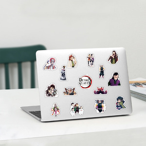 ZY1347C 100 Uds. Pegatinas de Anime <span class=keywords><strong>Kimetsu</strong></span> <span class=keywords><strong>No</strong></span> <span class=keywords><strong>Yaiba</strong></span>, Impermeables, para Decorar Cuadernos, Patinetas, Bicicletas, Maletas, para Adolescentes y Niños - Product Image 5