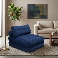 Canapé-lit modulaire carré en tissu écologique, compressible et emballable sous vide, idéal pour appartement, hôtel, villa, salon