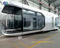Portable Eco luxe 20ft acier espace Capsule maison démontée Mobile dirigeable Pod pour les magasins commerciaux extérieurs Villas cours