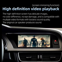 Autoradio 8.9 pouces Linux pour Audi A4L/A5 Q5 09-17 avec CarPlay sans fil, écran tactile, lecteur DVD et fonction de mise en miroir Wi-Fi