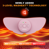 Máquina de Alivio del Dolor Personalizable, 6 Modos, 30 Niveles de Intensidad, Recargable, Tecnología de Calentamiento Masheat, Dispositivo TENS