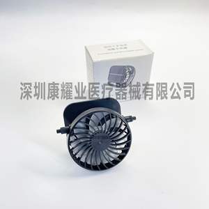 พัดลมพลังงานแสงอาทิตย์ พัดลมหมวกพกพาขนาดเล็ก 5x5 ซม. มอเตอร์ไร้แปรงถ่าน พัดลมระบายความร้อนแบบชาร์จไฟได้ด้วยพลังงานแสงอาทิตย์ สามระดับความเร็ว - Product Image 3