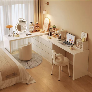 Cómoda de Dormitorio Moderna y Minimalista de Pino, Ecológica y Duradera, Directo de Fábrica, con Espejo Iluminado Extraíble - Product Image 2