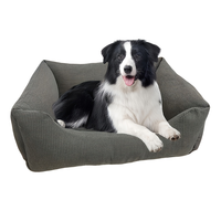 Coussin pour chien et chat en velours côtelé, solide, tendance, lavable, antidérapant, super doux et chaud, tailles petites à grandes