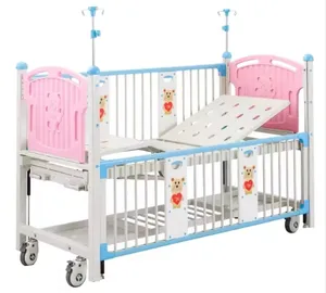 Hot-selling Hospital Adjustable Portable Two-function Children's Bed With Caster Nursing Bed