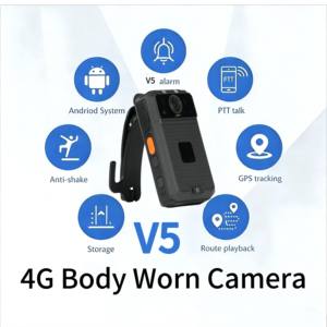 Cámara Corporal 4G con IA y Función Push-to-Talk, Reconocimiento Facial en Tiempo Real, Posicionamiento GPS y Sistema de Despacho de Comando <span class=keywords><strong>Central</strong></span> - Product Image 2