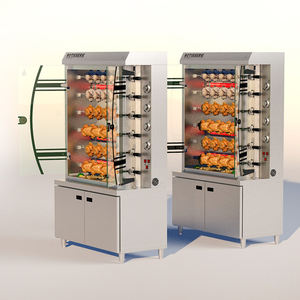 Four à rôtir au gaz électrique en acier inoxydable <span class=keywords><strong>Libermann</strong></span> à 6 niveaux pour poulet, machine à kebab - Product Image 2