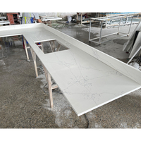 Comptoirs de cuisine préfabriqués en Quartz blanc, marbre, granit, comptoirs, comptoirs, dessus de vanité, dessus de Table Offres Spéciales en australie