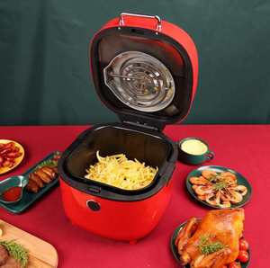 Friteuse à air double panier avec deux zones de cuisson, grill, friteuse à air, four, machine numérique, sans huile, <span class=keywords><strong>8l</strong></span> - Product Image 2