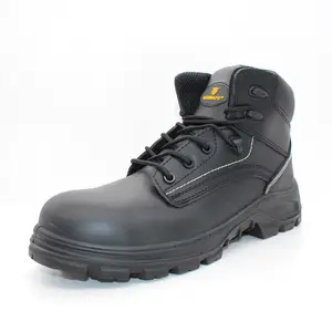 Brand Industrial Working Safety Shoes Boots Protection Work S3 Mid Cut Steel Toe