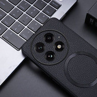 Étui de téléphone professionnel haut de gamme OnePlus 13 Protection intégrale Minimaliste Couleur unie Sensation cuir 1+ Nord 4 Protection de l'objectif