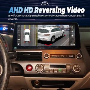 Écran QLED 12,3 pouces, autoradio sans fil CarPlay pour Honda Civic 2005-2012, lecteur multimédia vidéo, Android Auto, GPS 4G, unité principale - Product Image 3