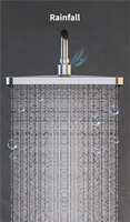 Ensemble complet de douche colonne murale thermostatique en laiton massif gris anthracite avec affichage numérique et éclairage d'ambiance pour salle de bain