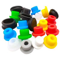 Ventes directes du fabricant PULI de bouchons en silicone de haute qualité bouchons de trou de vis en caoutchouc, pièces de bouchon en caoutchouc durables
