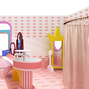 <span class=keywords><strong>Casa</strong></span> de juegos <span class=keywords><strong>para</strong></span> interiores, parque infantil <span class=keywords><strong>para</strong></span> <span class=keywords><strong>niñas</strong></span>, <span class=keywords><strong>casa</strong></span> de vestir de princesa rosa <span class=keywords><strong>para</strong></span> niños con maquillaje, equipo de entretenimiento de madera, juguetes de moda, kit de maquillaje <span class=keywords><strong>para</strong></span> niños - Product Image 6