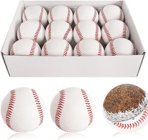 Hard/<strong>Soft</strong> 9 Inch <strong>Baseball</strong> Balls Training TeeBall Safety <strong>Baseballs</strong> for Youth/Kids <strong>Toss</strong>, Batting, Fielding, Hitting, Pitching - Product Image 2
