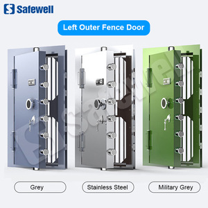 Safewell Heavy Duty Anti-Theft <b>Security</b> Stainless Steel Decorative Five Prong Locking System Bank Vault Doors for Safe Room - Product Image 4