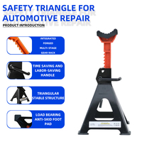 Outils de réparation automobile multi-scènes avec structure de support triangulaire double pour la fixation de sécurité des berlines et des SUV lors du levage