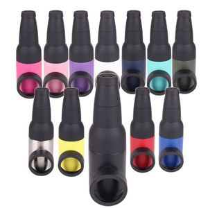Nouveau refroidisseur de canettes et de bouteilles de bière isotherme à double paroi de 12 oz, revêtement poudré, plusieurs couleurs - Product Image 1
