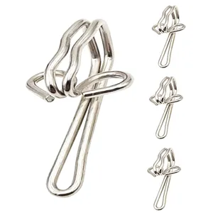 manufacturer curtain hook butterfly metal iron Header Tape Drapery Hooks curtain hooks