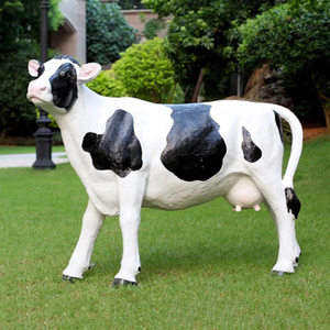 Offre Spéciale <span class=keywords><strong>Vache</strong></span> Statue Animaux Produits et Accessoires Sculpture Zoo Décoration À Vendre - Product Image 4