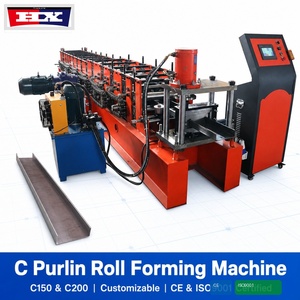 Macchina per Formatura Profili a C C150 C200 con Cambio Automatico, Attrezzatura per Costruzioni Personalizzabile - Product Image 3