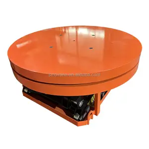 China Hot Sale Electric Stationary Rotary Lifting Tables Heavy Duty Rotating Table Lift with Round Turning Rotatable Platform